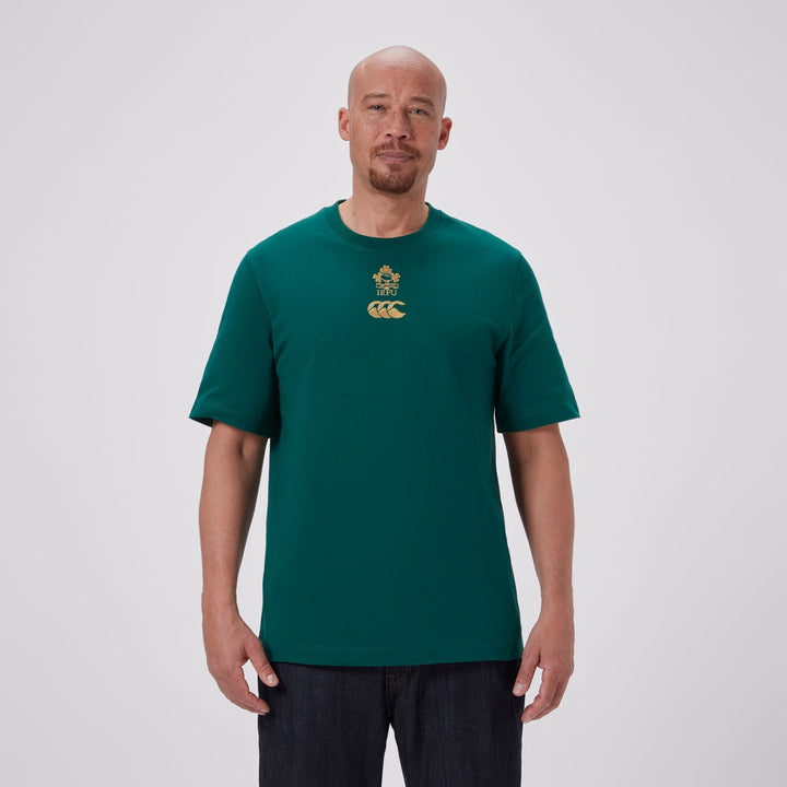 Canterbury Rugby Irlande 150e Anniversaire T-shirt Oversize Homme Vert