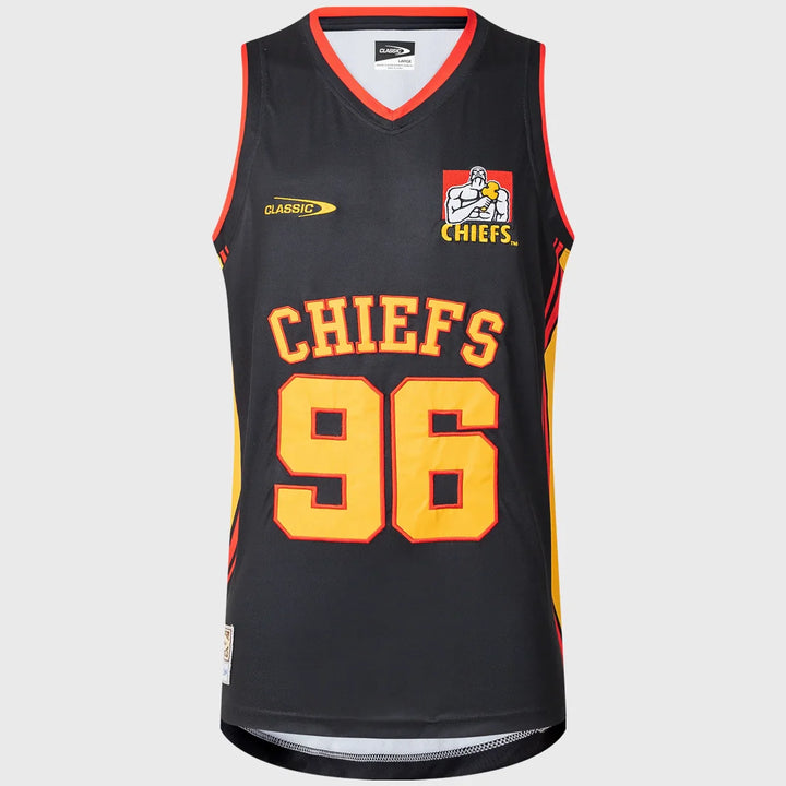 Maillot de Basketball Classic Chiefs Super Rugby 2025 Noir/Rouge