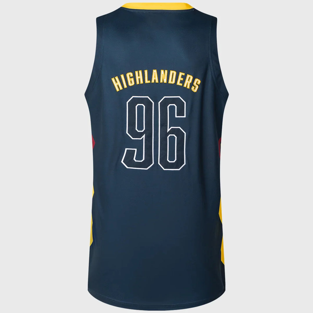 Maillot de Basketball Classic Highlanders Super Rugby 2025 Bleu Marine