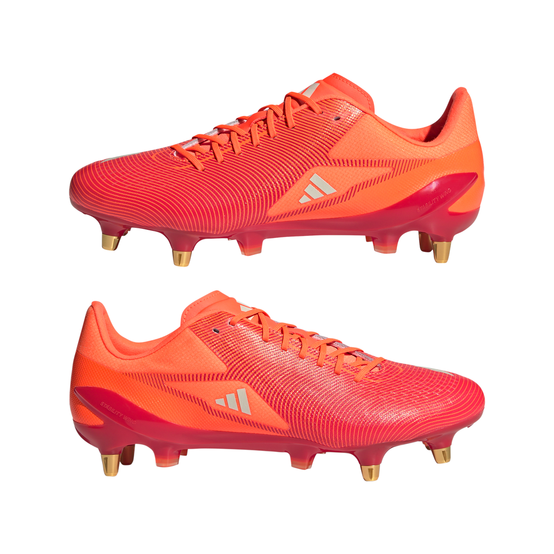 Adizero RS15 Pro SG Chaussures de Rugby Lucid Red