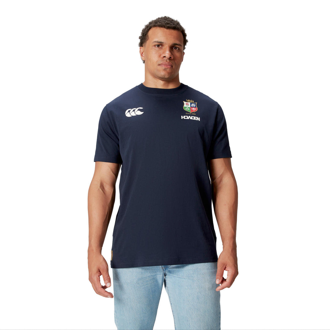 T-shirt en Coton British & Irish Lions Homme Bleu Foncé Canterbury