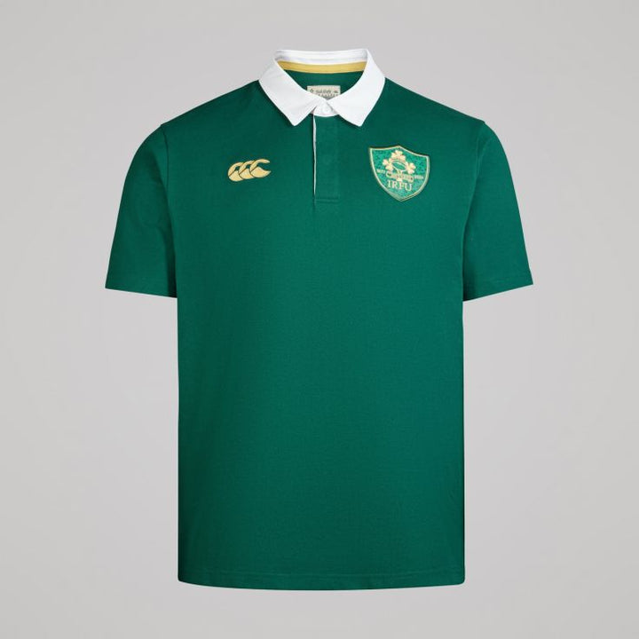 Rugby Irlande 150e Anniversaire Maillot Domicile Manches Courtes Homme Vert