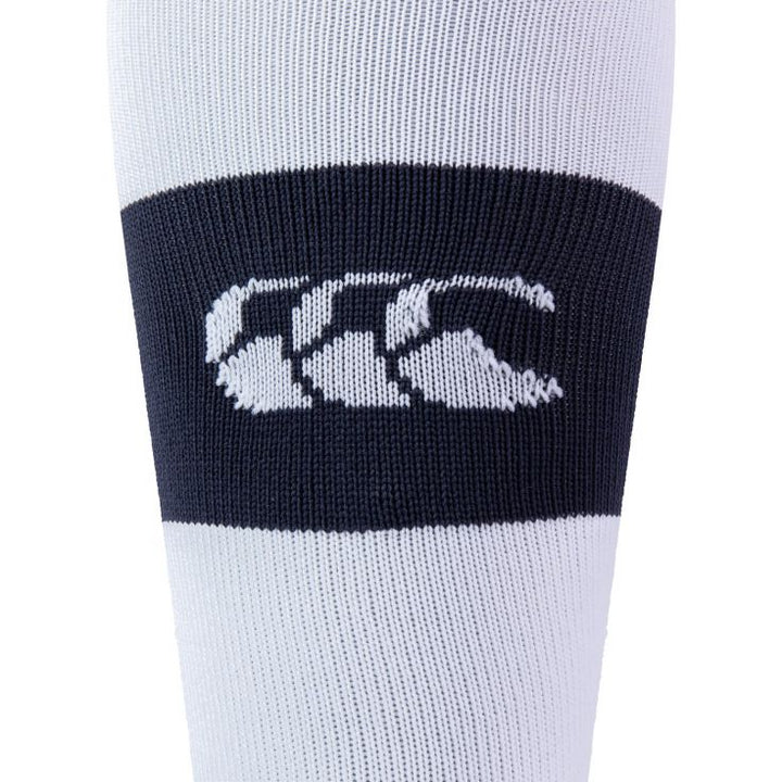 Chaussettes Canterbury Team Hooped Bleu Marine/Blanc