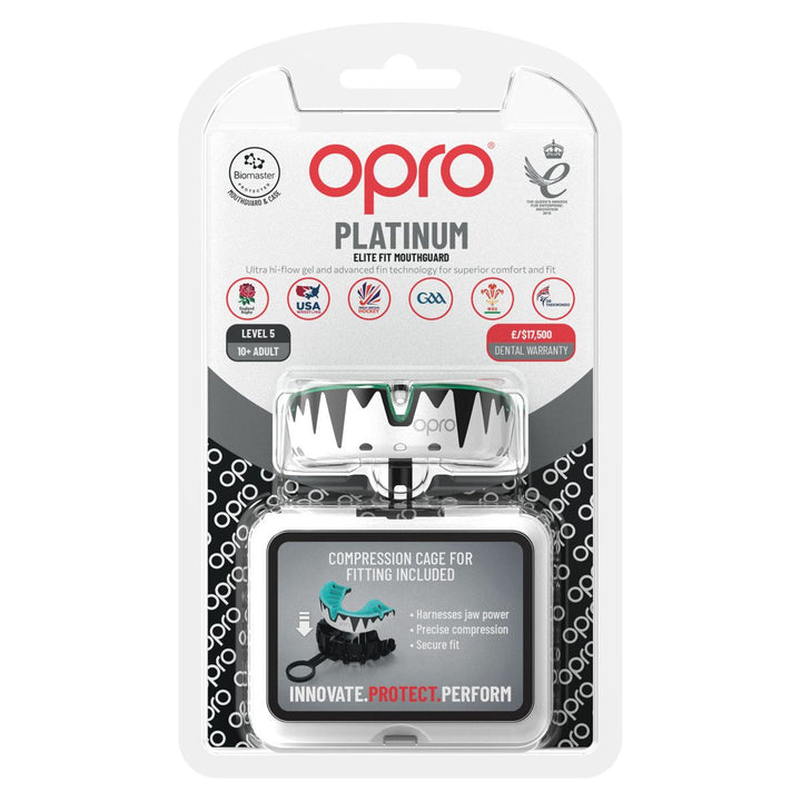 Opro Platinum Elite Fit Mouthguard Senior