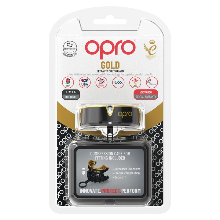 OPRO Gold Ultra Fit Mouthguard Senior